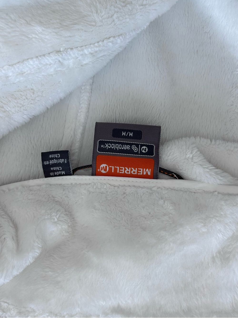 🤍MAKE OFFER🤍 Merrell Hooded ivory white lined winter coat women’s size Medium - Picture 8 of 9